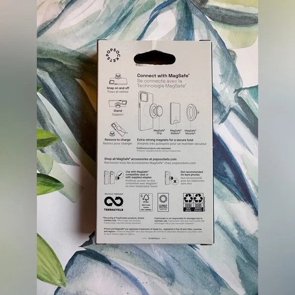 PopSockets Phone Grip Compatible with MagSafe - Translucent Mint NWT - Picture 9 of 9